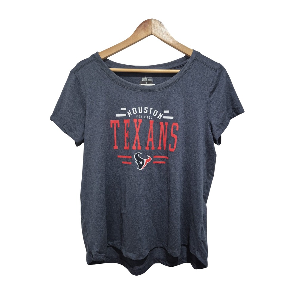 New Era Women's Houston Texans‎ Navy T-Shirt